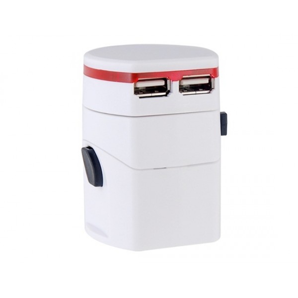 Travel Adapter with Dual USB Interface (...