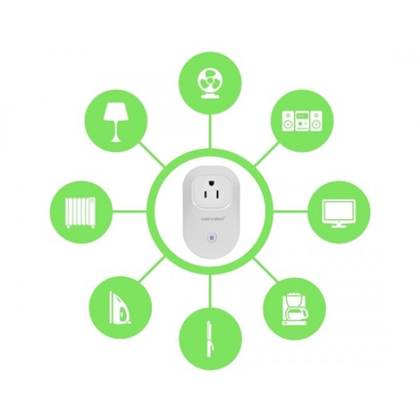Orvibo S20 Smart Wi-Fi Wall Mounted Socket US Plug (White)