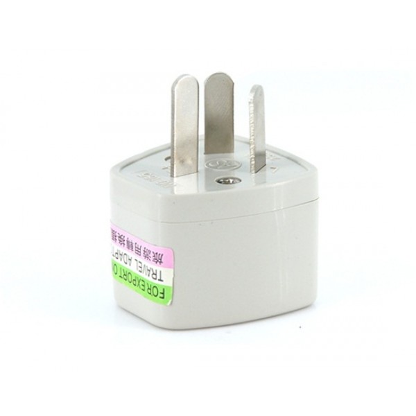 Universal Outlet Power Adapter Australian Plug (Silver)