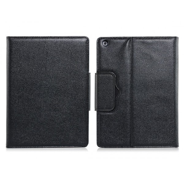 Faux Leather Flip Case with Built-in Blu...