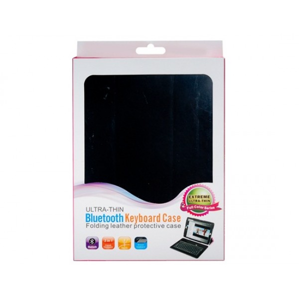 COW-0178 Ultra-thin Bluetooth Keyboard with Tri-fold Flip Case for iPad 5/iPad Air (Black)