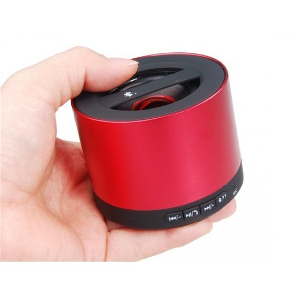 My vision N9 Mini Wireless Stereo Bluetooth Speaker with Card Reader (Red)