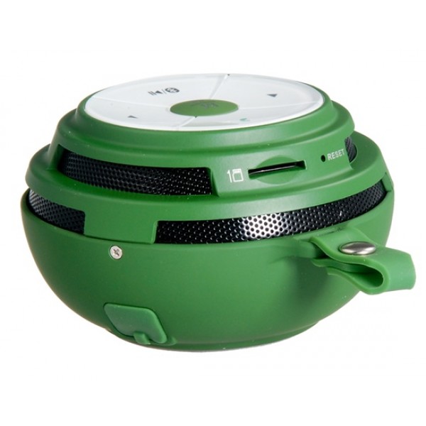 SEE ME HERE BV200 Mini Portable Bluetooth Speaker with TF Card Reader & Hook (Green)